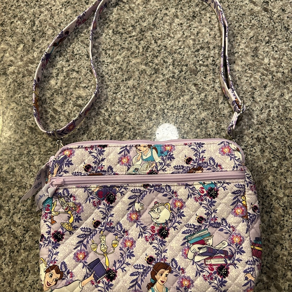 Vera Bradley x Disney Belle Triple Compartment Crossbody